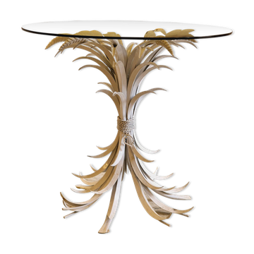 Hans Kögl, "Coco Chanel" - metal side table, Hollywood Regency