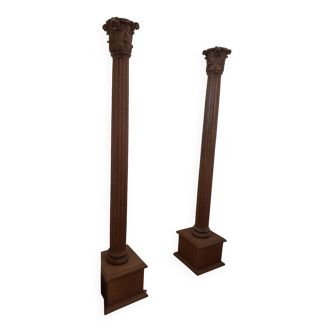 Wooden columns