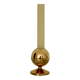 Pair of mid-century Swedish brass candle holders