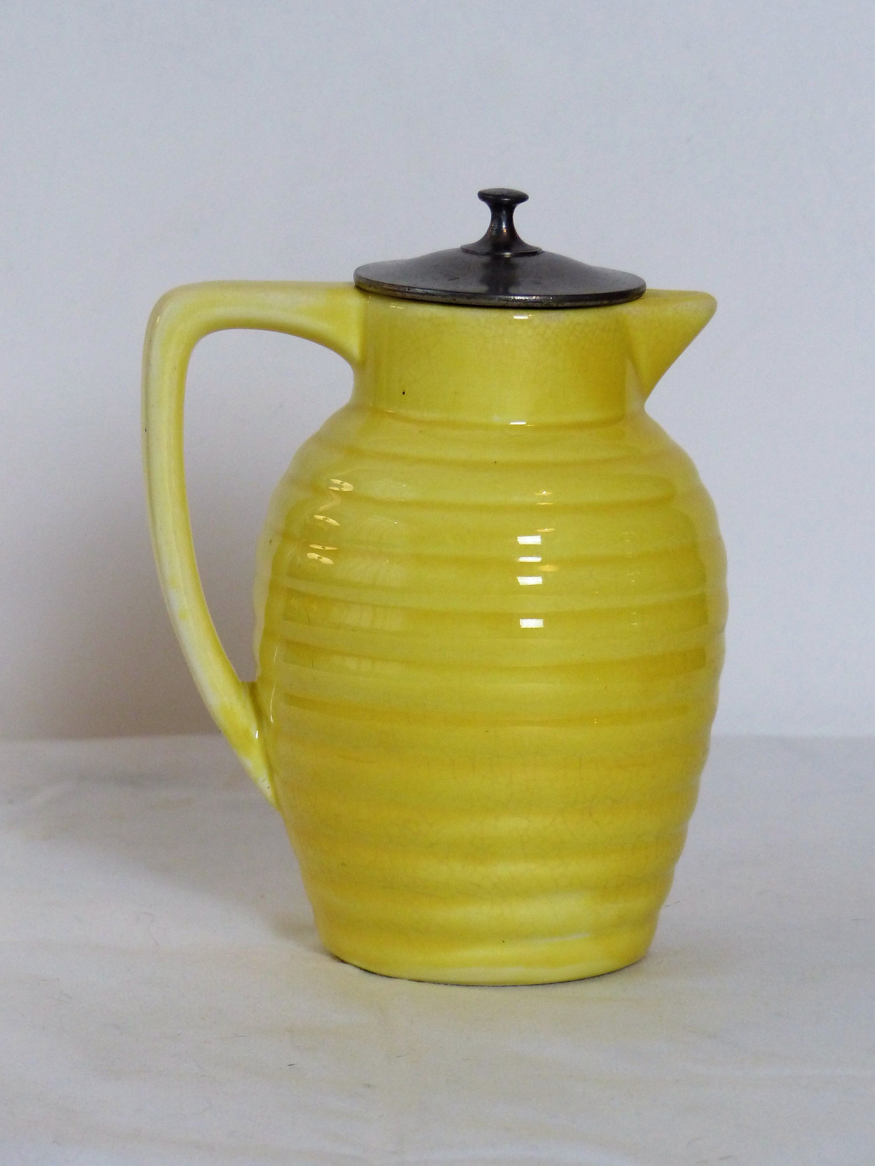 Vintage earthenware pitcher