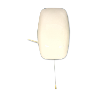 Bauhaus style opaline wall lamp, 1950s