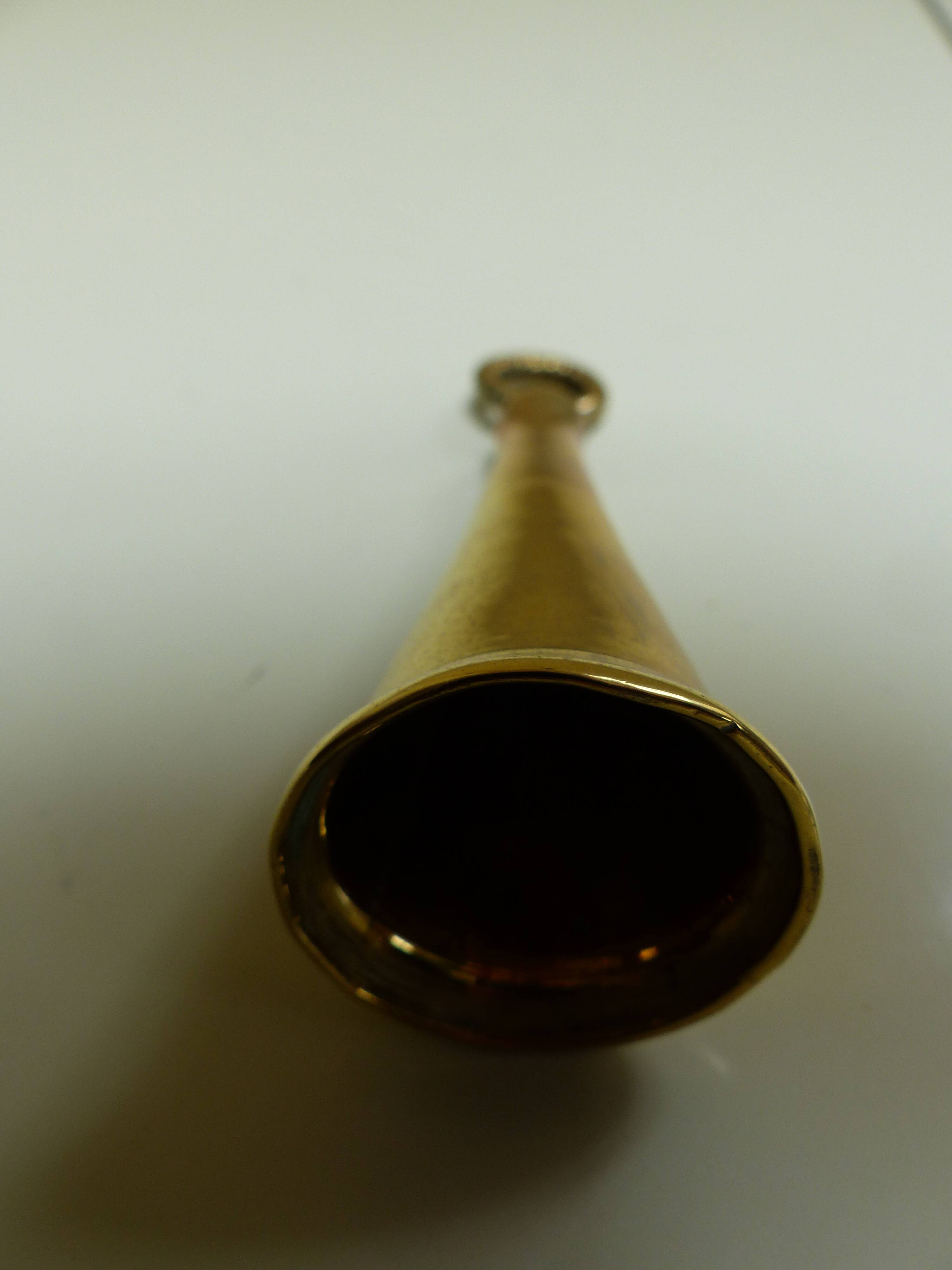 19° brass candle extinguisher