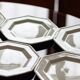 6 assiettes à dessert octogonales modèle Héritage – Johnson Brothers