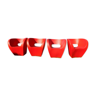 Set of 4 Little Albert outdoor chairs by Ron Arad