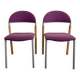 Set of 2 Vintage Dining Chairs Thesis by Wiesner Hager, Austria 1990s