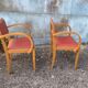 Paire de fauteuils bridge