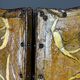 Paravent jaune et doré du 19ème siècle