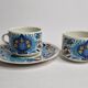 Chocolate cups, Izmir, Villeroy and Boch, 70s