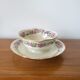 Limoges Bernardaud. Sauce boat in porcelain with floral decorations.
