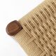 1 of 3 Niels Otto Møller Model 77 Teak Dining Chair,  Paper Cord, 1960s