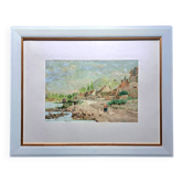Impressionist painting - Watercolour and gouache - French school around 1900