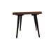 Table d'appoint vintage en bois avec plateau en céramique/carrelage