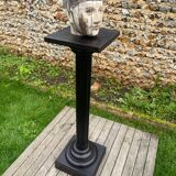 Napoleon III column in blackened wood