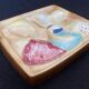 Mid-century design ceramic wall tile decoration, Czechoslovakia, 1960s