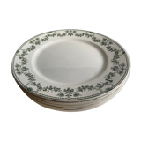 Set of 6 Badonviller plates