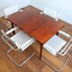 Dining table with rosewood extension 1960s