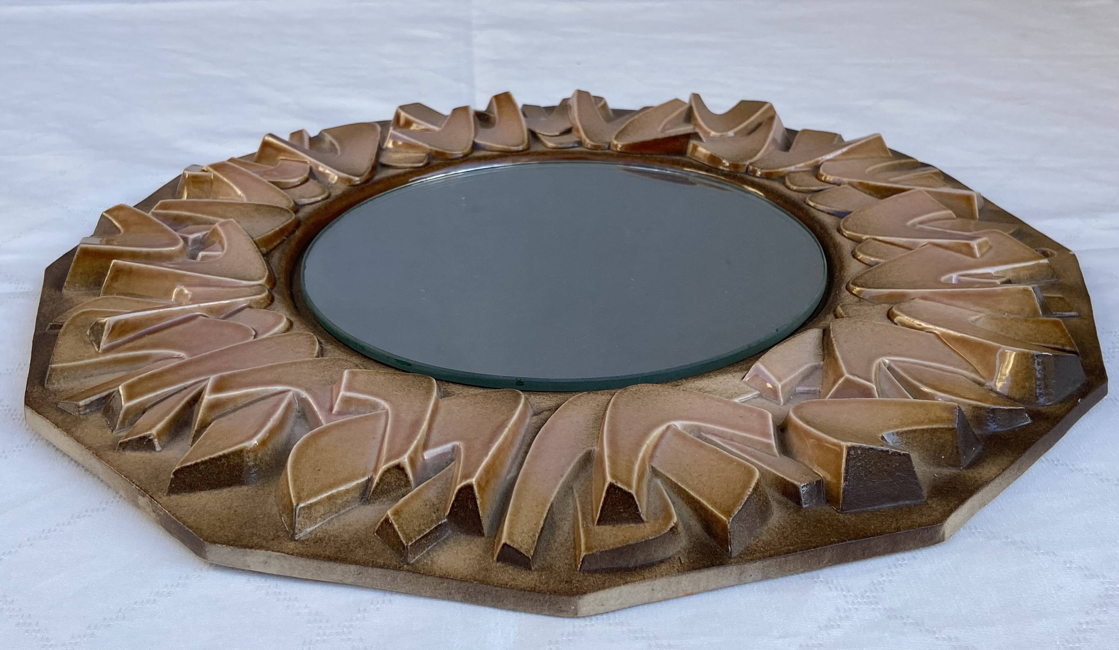 Ceramic mirror from the 1960s