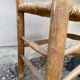 Two country straw chairs