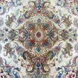 Carpet knotted Persian hand high range wool & silk 163x105cm