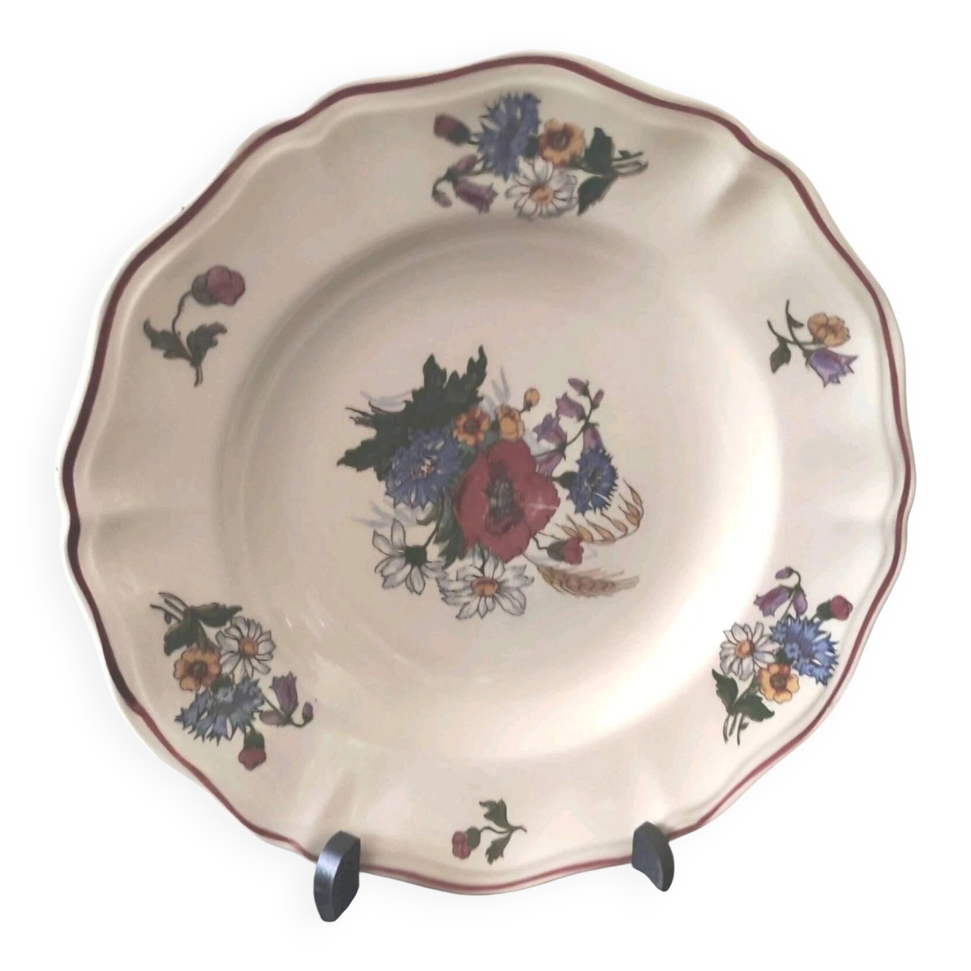 Set of 6 Sarreguemines Agreste plates