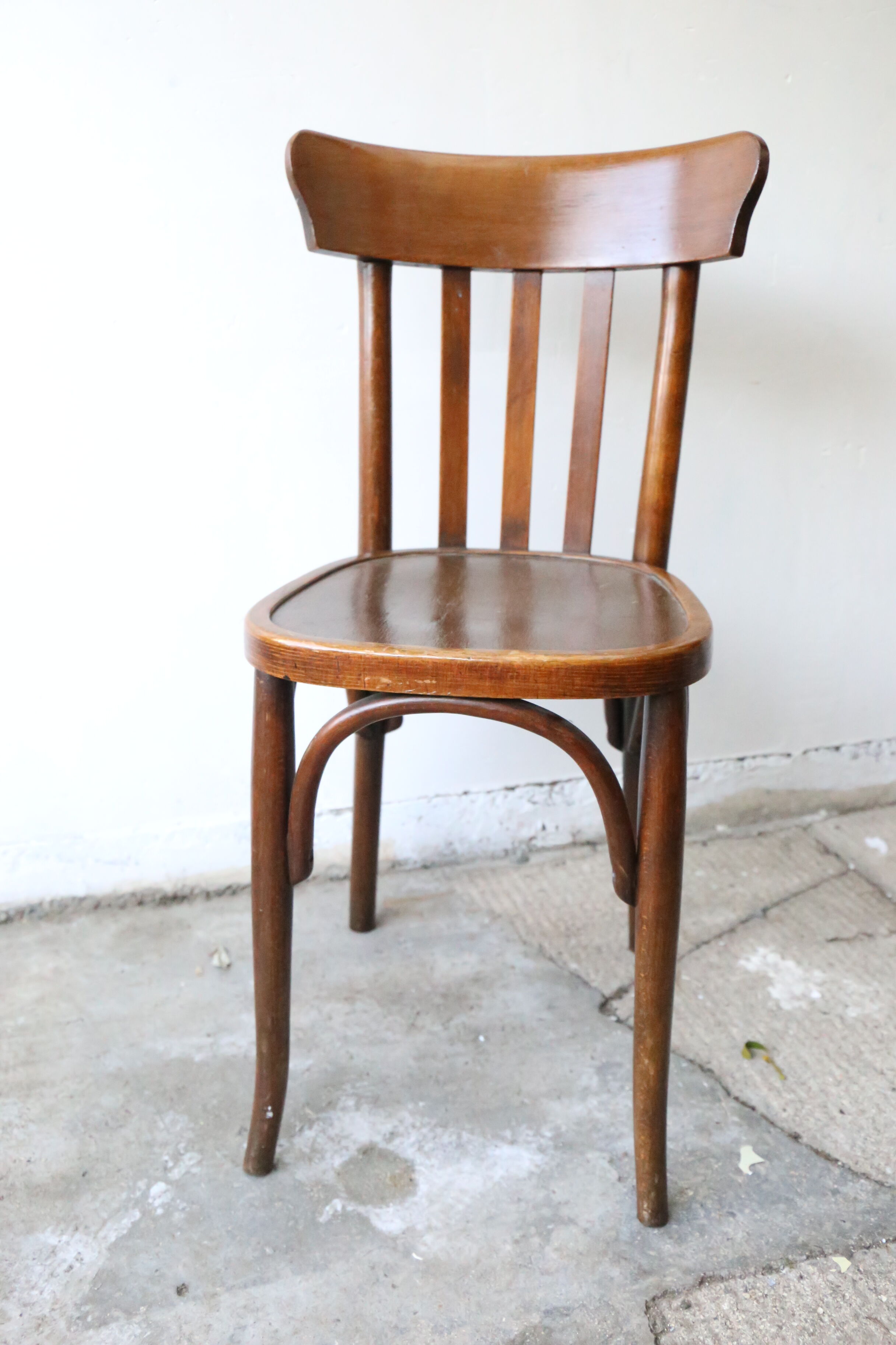 Bistro chair, wood, Mahieu