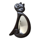Mirror cat frame wood vintage