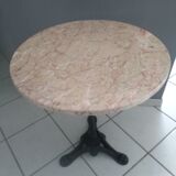 Table guéridon de bistrot marbre 1950
