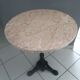 Old table pedestal of Bistrot marble 1950