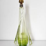 Val Saint Lambert crystal lamp base