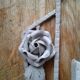 Former Wall coat hangers painted in gray iron