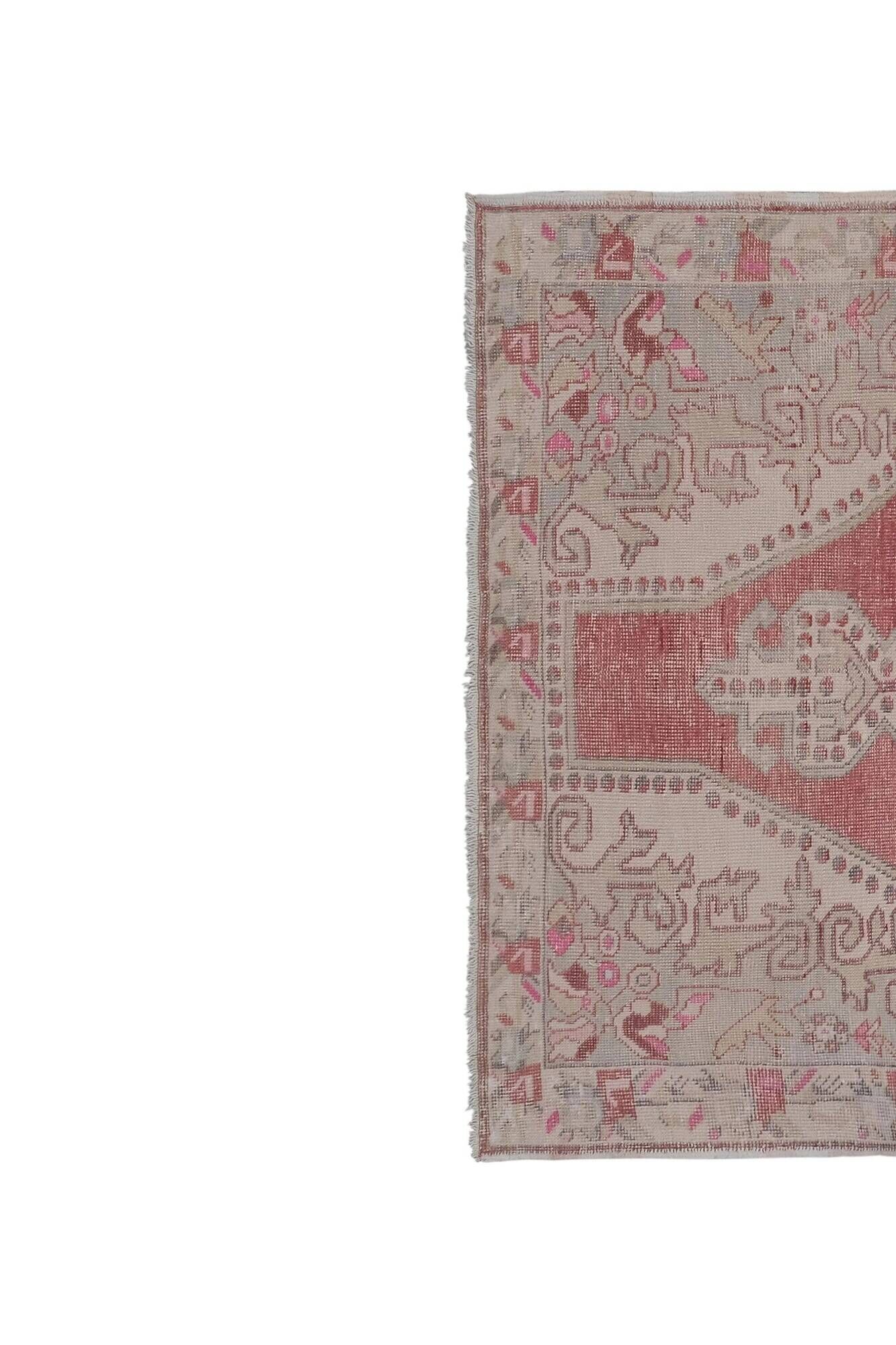 Vintage Turkish hallway rug 149x222 cm