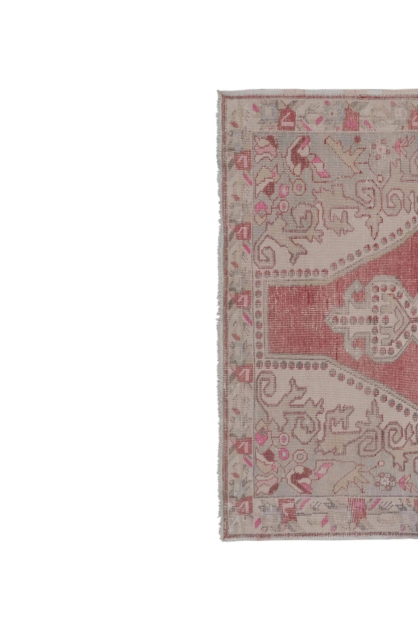 Vintage Turkish hallway rug 149x222 cm