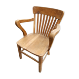 Child office armchair called "American" in oak circa 1920