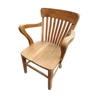 Fauteuil de bureau d'enfant dit "Américain" en chêne vers 1920