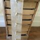 Porte manteau ancien en bois 8 patères
