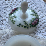 Poudrier en verre opaline Pierre Scheinder