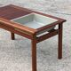 Vintage Scandinavian teak planter coffee table – 1960s