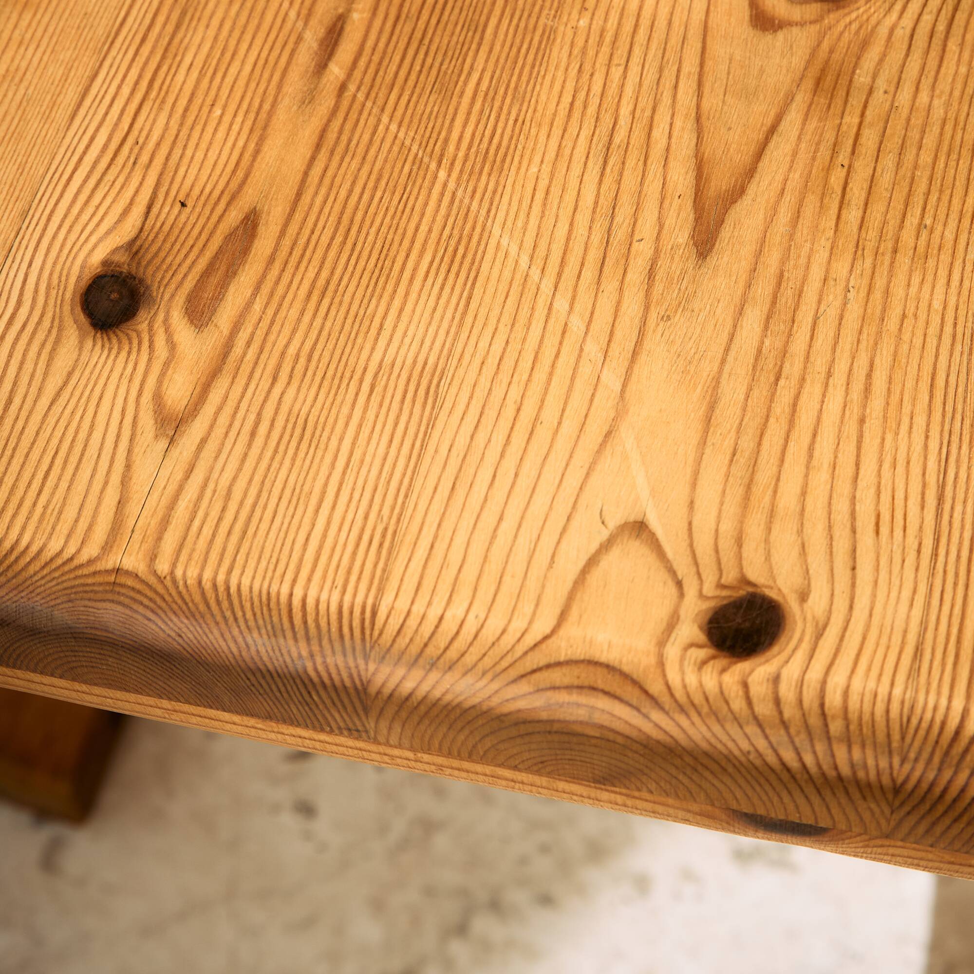 Pine dining set by Rainer Daumiller for Hirtshals Savvaerk, Set of 7