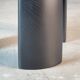 Sculptural Black Ash Wood Stool with Dedar Milano Bouclé Ivory by FORME