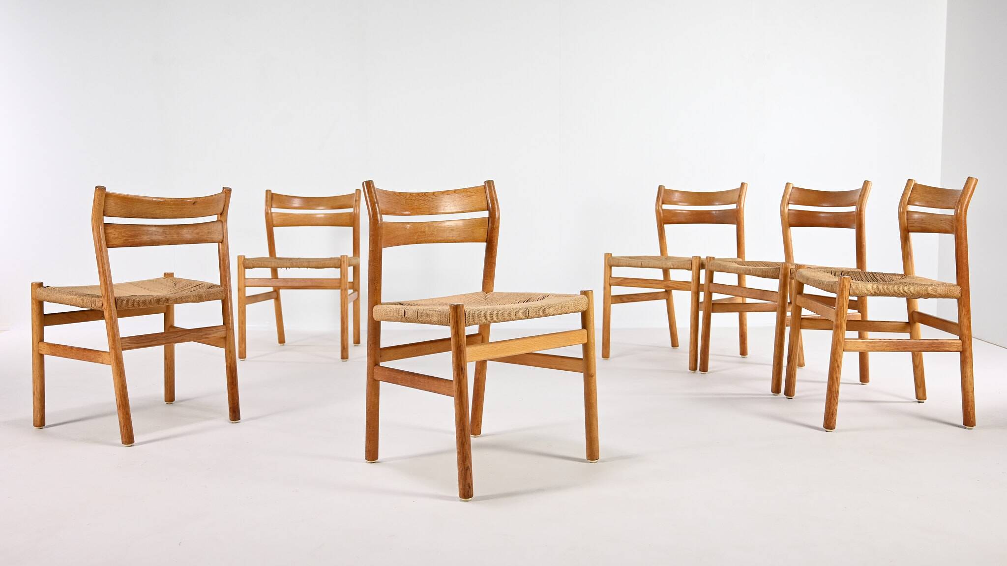 Børge Mogensen, Suite Of 6 Bm-1 Chairs For Cm Madsens Møbelfabrik