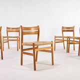 Børge Mogensen, Suite Of 6 Bm-1 Chairs For Cm Madsens Møbelfabrik