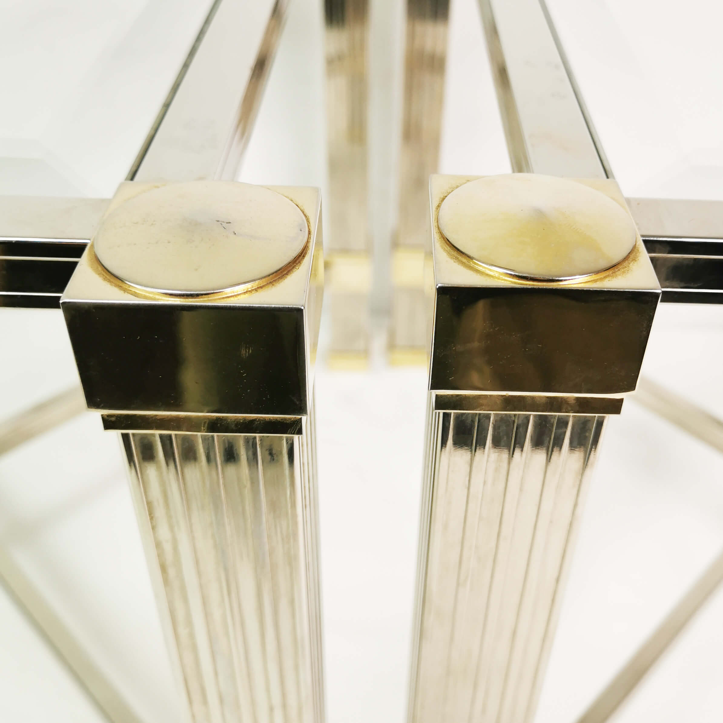 Hollywood Regency coffee tables, Pierre Vandel Paris, France, 1980s