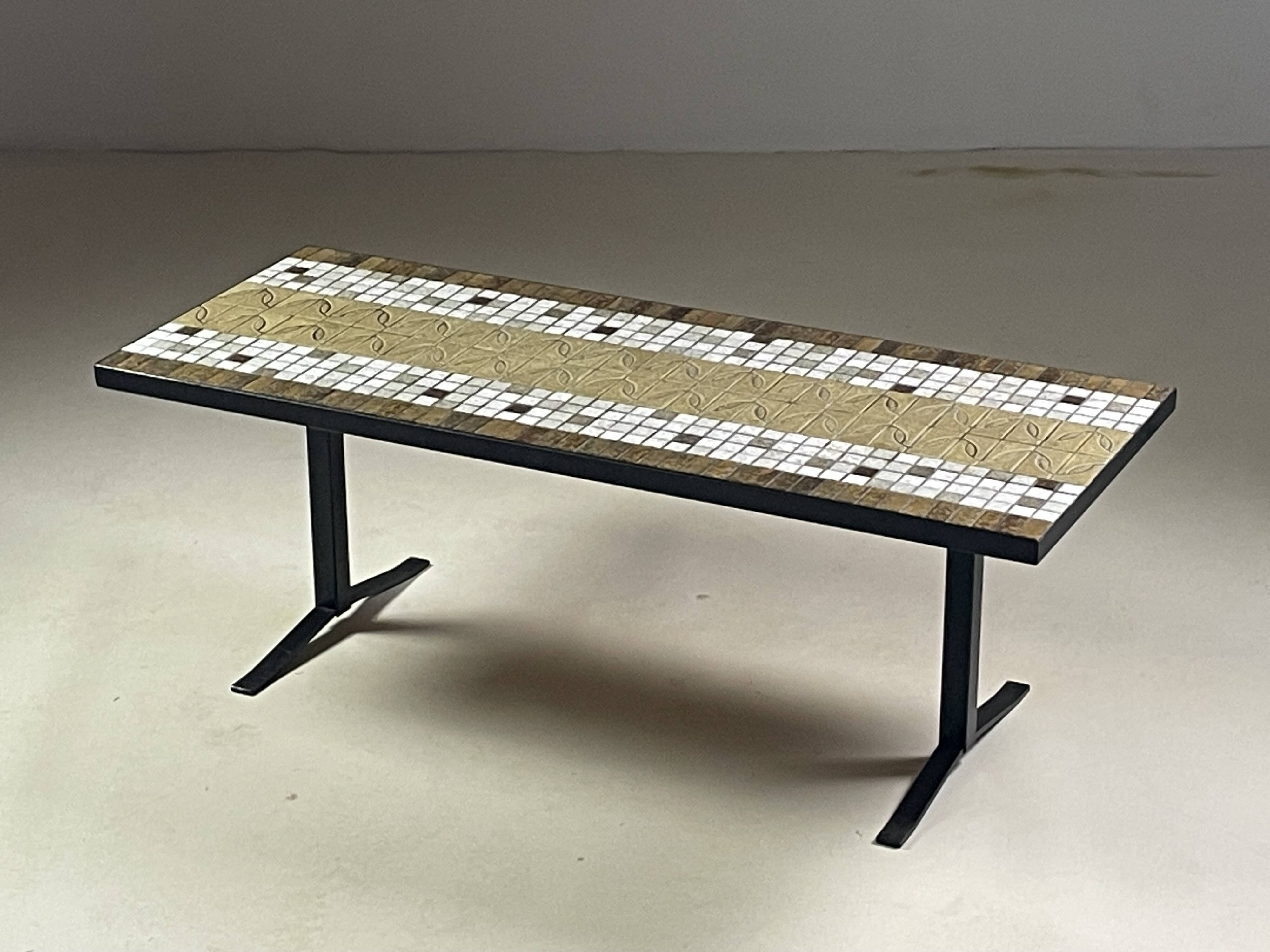 Vintage ceramic coffee table