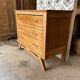Commode Oscar bois et noir années 50-70 style scandinave