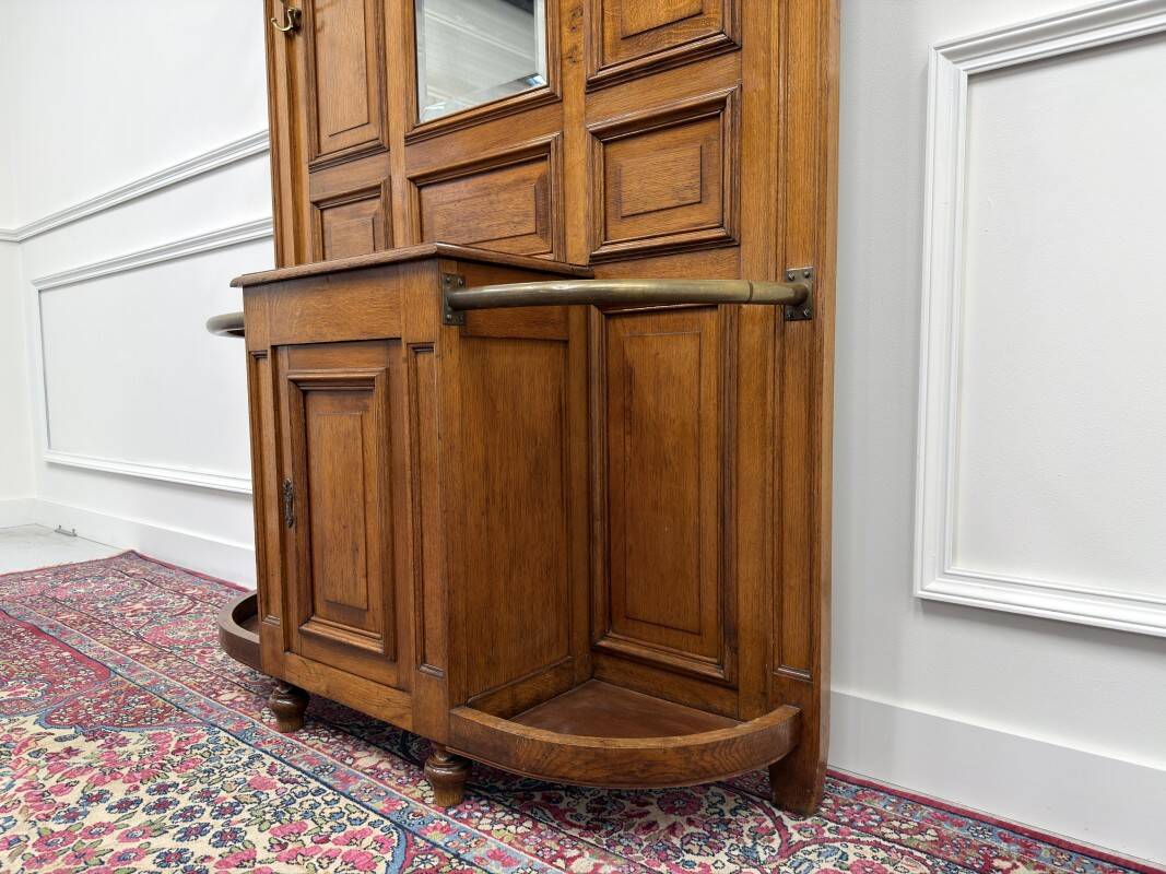 Classic English Wardrobe Coat Rack