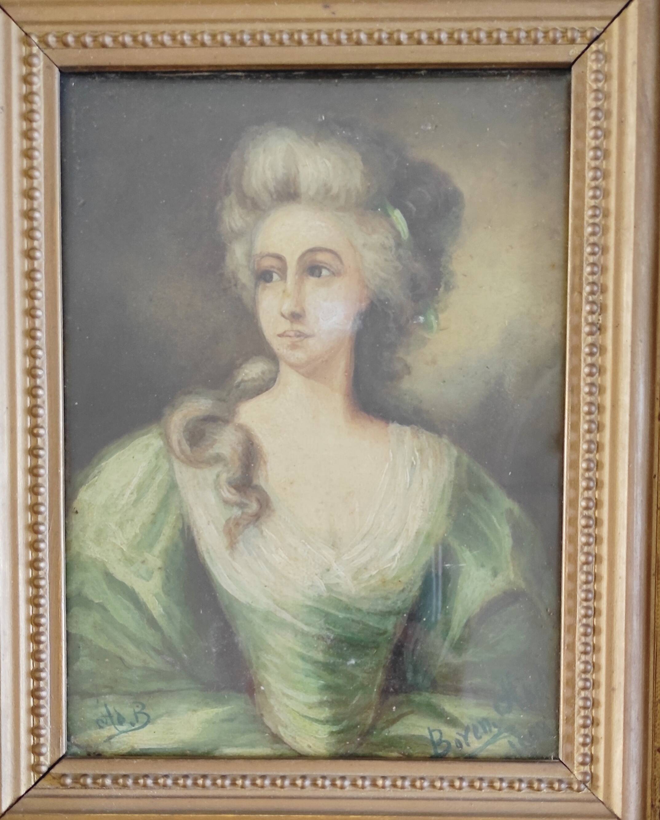 Boyen Portrait of an Elegant Woman 1908 oil on panel