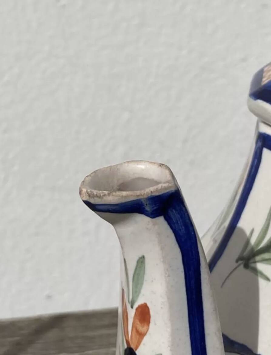 Breton ceramic teapot