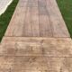 Table de ferme en merisier
