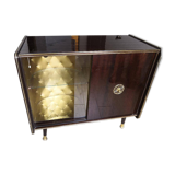 meuble de bar avec éclairage année 1950