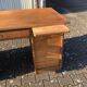Solid oak office two caissons